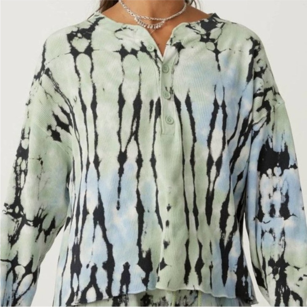 Daydreamer Tie-Dye Long Sleeve and Shorts Set